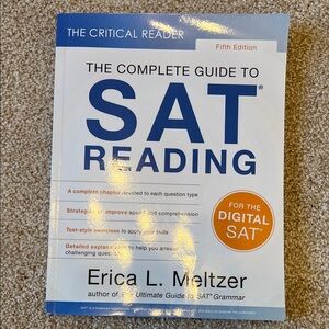Like New The Complete Guide to SAT Reading Guide Fifth Ed Erica L. Meltzer